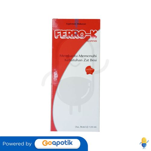 FERRO-K RASA STRAWBERRY SUSPENSI 120 ML