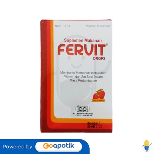 FERVIT DROPS ISI 15 ML BOTOL