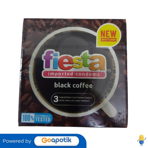 FIESTA KONDOM BLACK COFFEE BOX 3 PCS