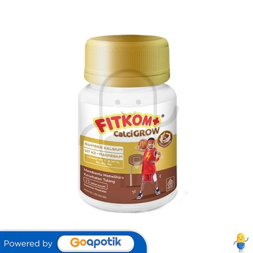 FITKOM+ CALCIGROW CHOCOMILK BOTOL 21 TABLET