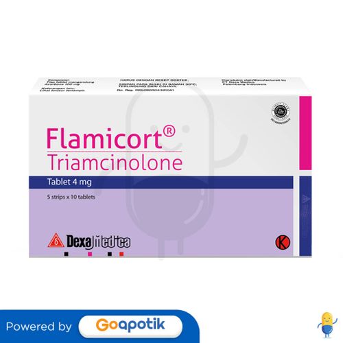 FLAMICORT 4 MG BOX 50 TABLET