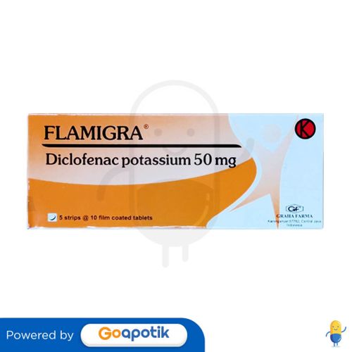FLAMIGRA 50 MG BOX 50 TABLET