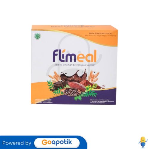 FLIMEAL MINUMAN SEREAL RASA COKLAT 50 GRAM BOX 12 SACHET (600 GRAM)