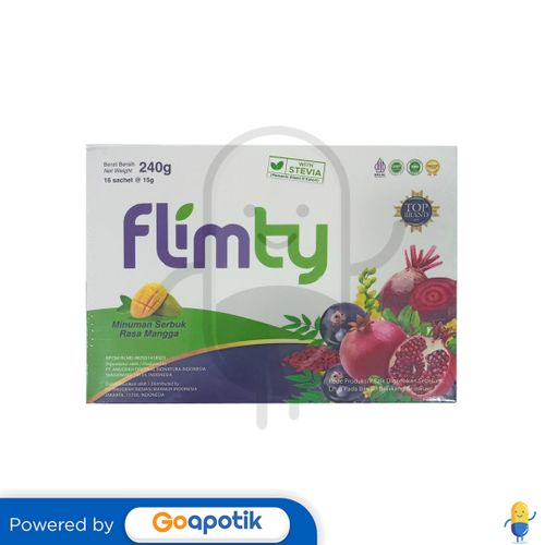 FLIMTY RASA MANGGA 15 GRAM BOX 16 SACHET