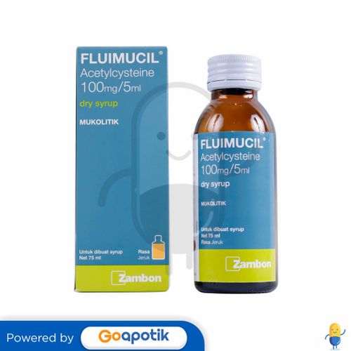 Fluimucil Mg Ml Dry Syrup Ml Obat Batuk Pengencer Dahak