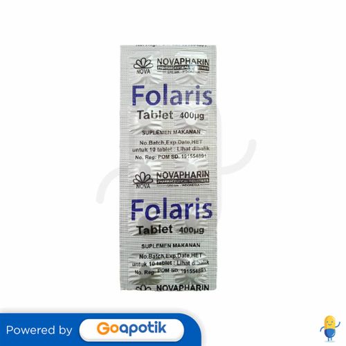 FOLARIS 400 MCG STRIP 10 TABLET