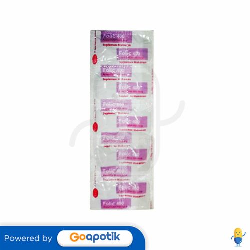 FOLIC 400 MCG STRIP 10 KAPLET