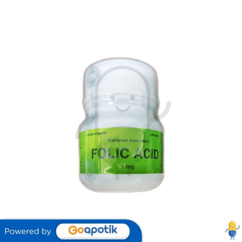 FOLIC ACID FIRST MEDIFARMA BOTOL 100 TABLET