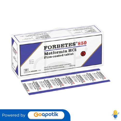 FORBETES 850 MG BOX 100 TABLET
