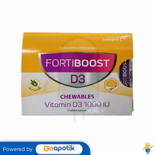 FORTIBOOST D3 1000 IU STRIP 6 TABLET