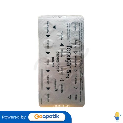 FORXIGA 5 MG STRIP 14 TABLET