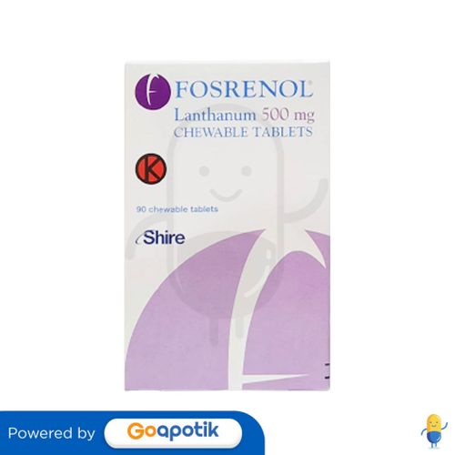 FOSRENOL 500 MG BOX 90 TABLET