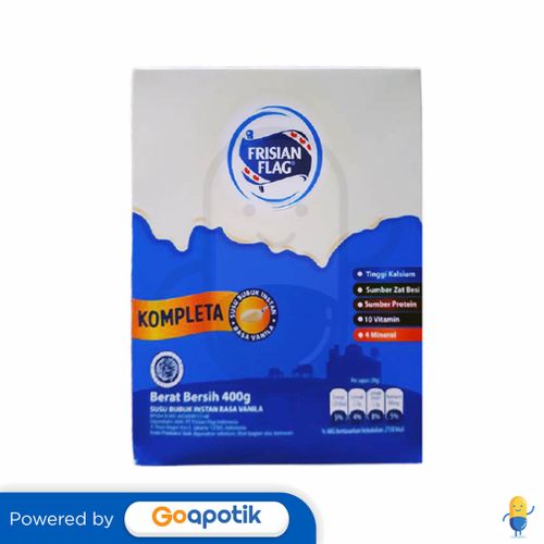 FRISIAN FLAG KOMPLETA RASA VANILA 400 GRAM BOX