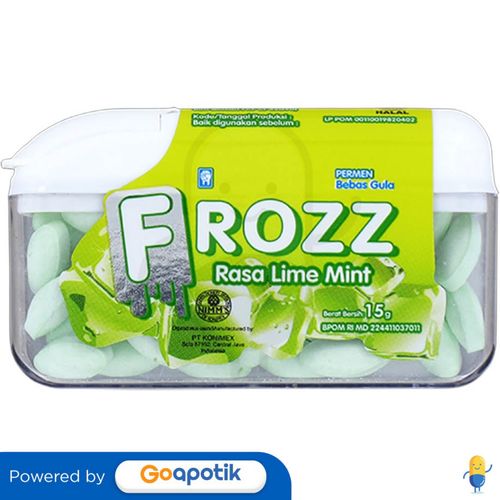 FROZZ LIME MINT POT 15 GRAM