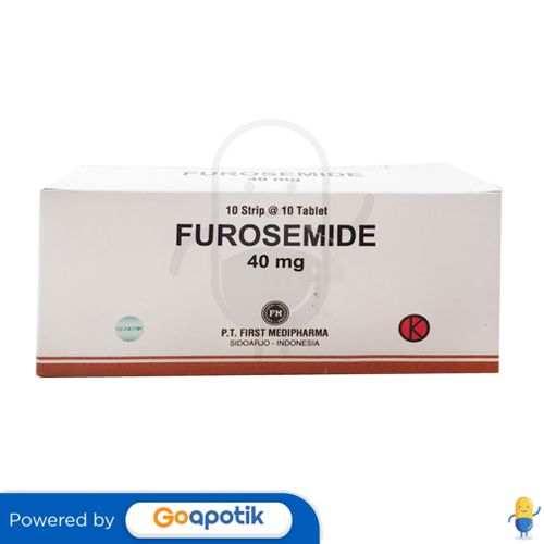 FUROSEMIDE FIRST MEDIFARMA 40 MG BOX 100 TABLET