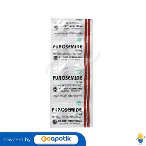 FUROSEMIDE FIRST MEDIFARMA 40 MG STRIP 10 TABLET