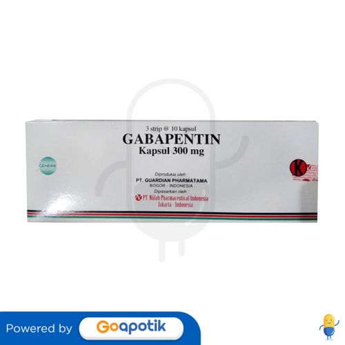 GABAPENTIN GUARDIAN 300 MG BOX 30 KAPSUL