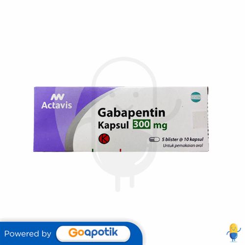 GABAPENTIN ACTAVIS 300 MG BOX 50 KAPSUL