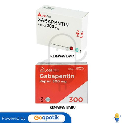 GABAPENTIN OGB DEXA MEDICA 300 MG BOX 30 KAPSUL / EPILEPSI