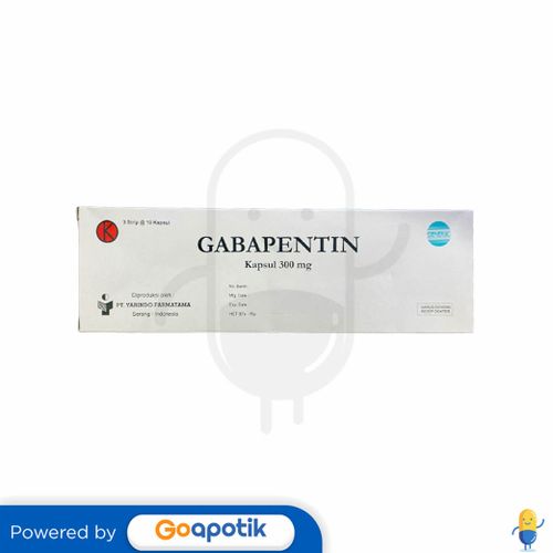 GABAPENTIN YARINDO 300 MG BOX 30 KAPSUL