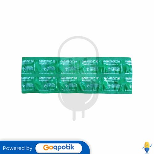 GABATROP 50 MG STRIP 10 KAPSUL