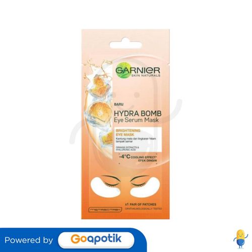GARNIER HYDRA BOMB EYE SERUM MASK 6 GRAM SACHET Kegunaan, Efek Samping, Dosis dan Aturan Pakai