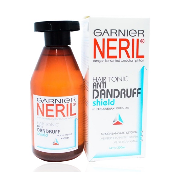 GARNIER NERIL HAIR TONIC ANTI DANDRUFF 200 ML BOTOL - Kegunaan, Efek ...