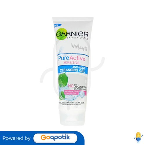 GARNIER PURE ACTIVE SENSITIVE ANTI ACNE GEL 100 ML TUBE