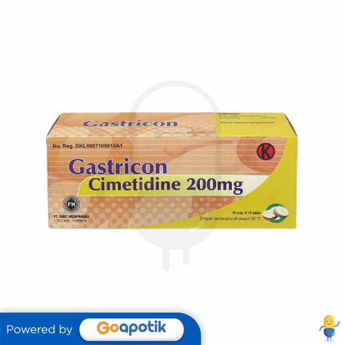 GASTRICON 200 MG BOX 100 TABLET