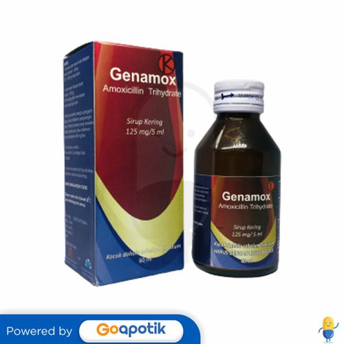 GENAMOX 125 MG/5 ML DRY SYRUP 60 ML