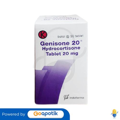 GENISONE 20 MG BOTOL 50 TABLET