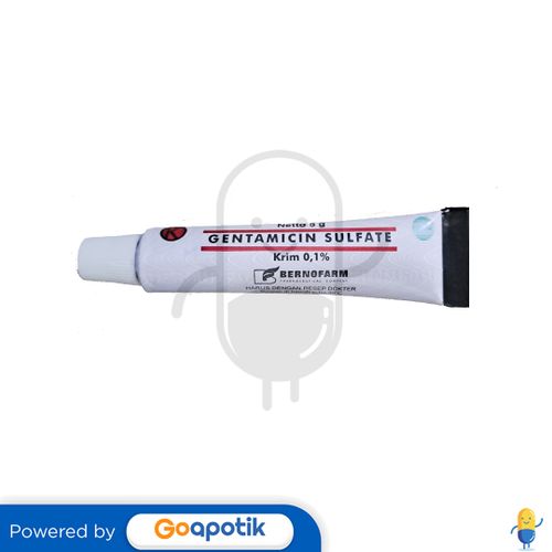 GENTAMICIN SULFATE BERNOFARM 0.1% CREAM 5 GRAM TUBE