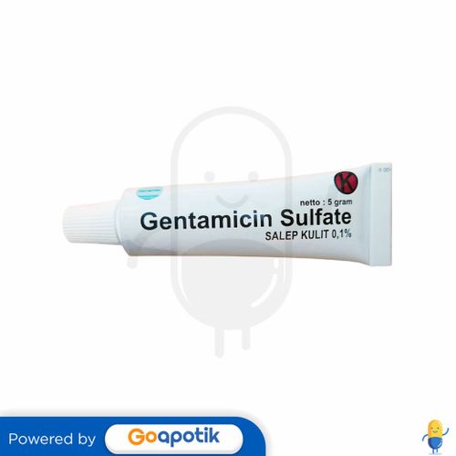 GENTAMICIN SULFATE ERELA 0.1% SALEP 5 GRAM TUBE