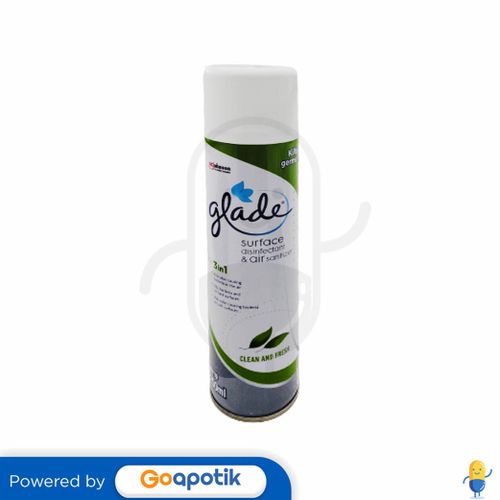 GLADE SURFACE DISINFECTANT & AIR SANITIZER CLEAN & FRESH 250 ML