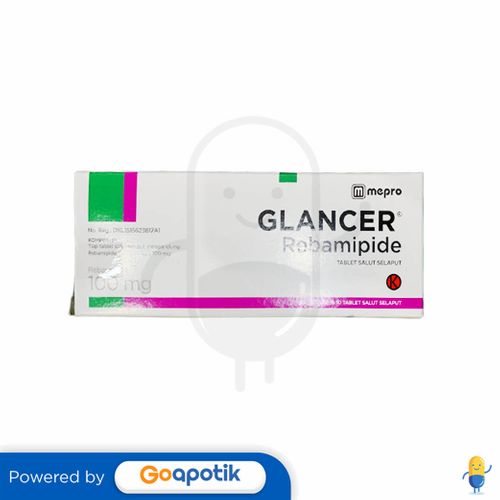 GLANCER 100 MG BOX 100 TABLET