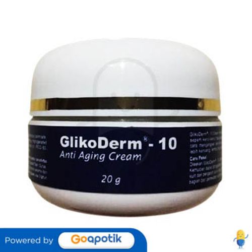 GLIKODERM-10 ANTI AGING CREAM 20 GRAM POT