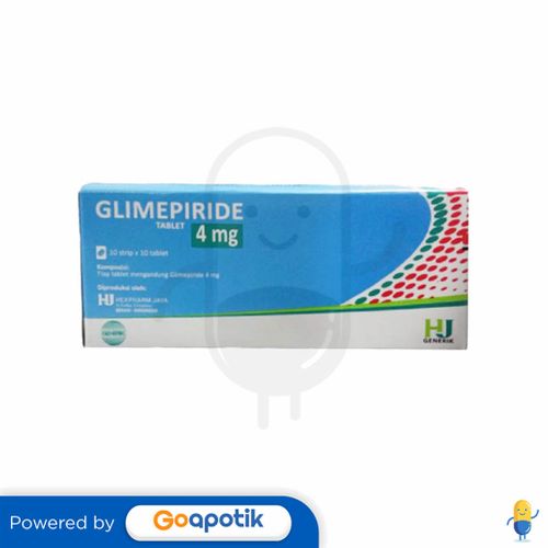 Glimepiride Hexpharm Mg Box Tablet Kegunaan Efek Samping Dosis Dan Aturan Pakai