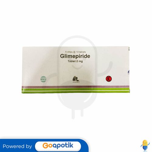 GLIMEPIRIDE INDOFARMA MG BOX TABLET Kegunaan Efek Samping Dosis Dan Aturan Pakai