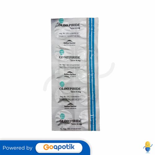 GLIMEPIRIDE KIMIA FARMA 4 MG TABLET