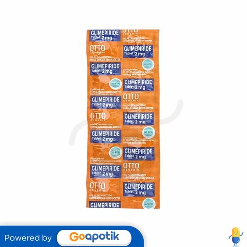 GLIMEPIRIDE OTTO 2 MG STRIP 10 TABLET