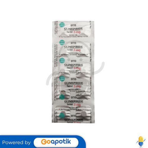 GLIMEPIRIDE OTTO 3 MG TABLET