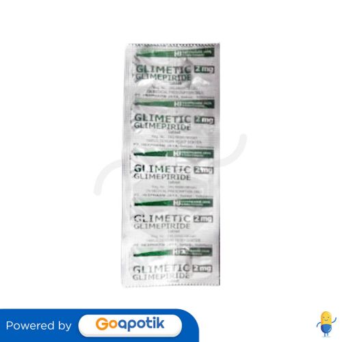 GLIMETIC 2 MG TABLET