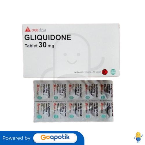 GLIQUIDONE OGB DEXA MEDICA 30 MG BOX 100 TABLET / DIABETES