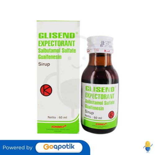 GLISEND EXPECTORANT SYRUP 60 ML