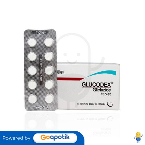 GLUCODEX 80 MG BOX 100 TABLET