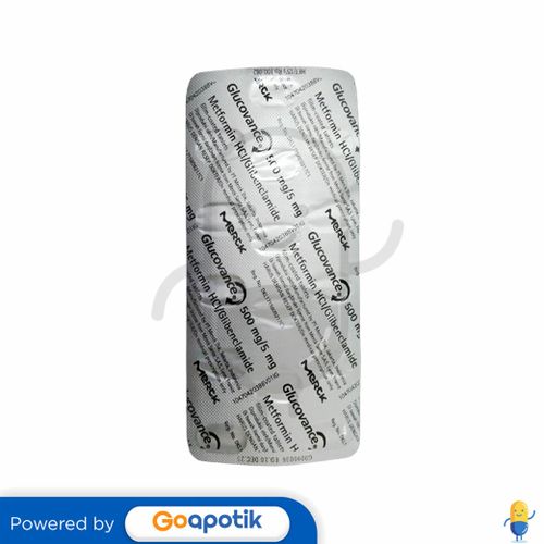 GLUCOVANCE 500/5 MG STRIP 15 TABLET / DIABETES