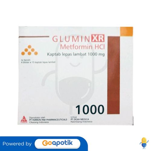 GLUMIN XR 1000 MG BOX 60 KAPLET