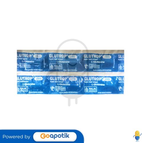 GLUTROP 1000 MG STRIP 6 KAPLET