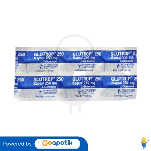 GLUTROP 250 MG STRIP 6 KAPSUL