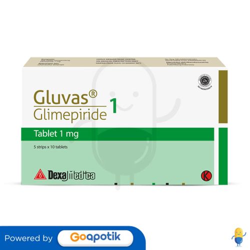 GLUVAS 1 MG BOX 50 TABLET